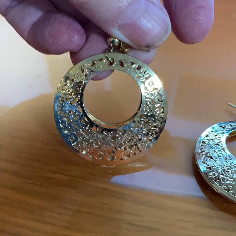 Very pretty pierced earrings* - Picture 4 of 4